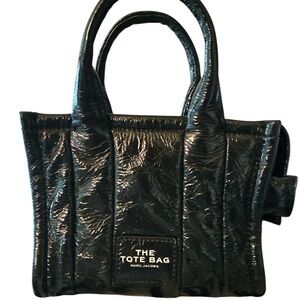 Marc Jacobs Shiny Black Tote Bag